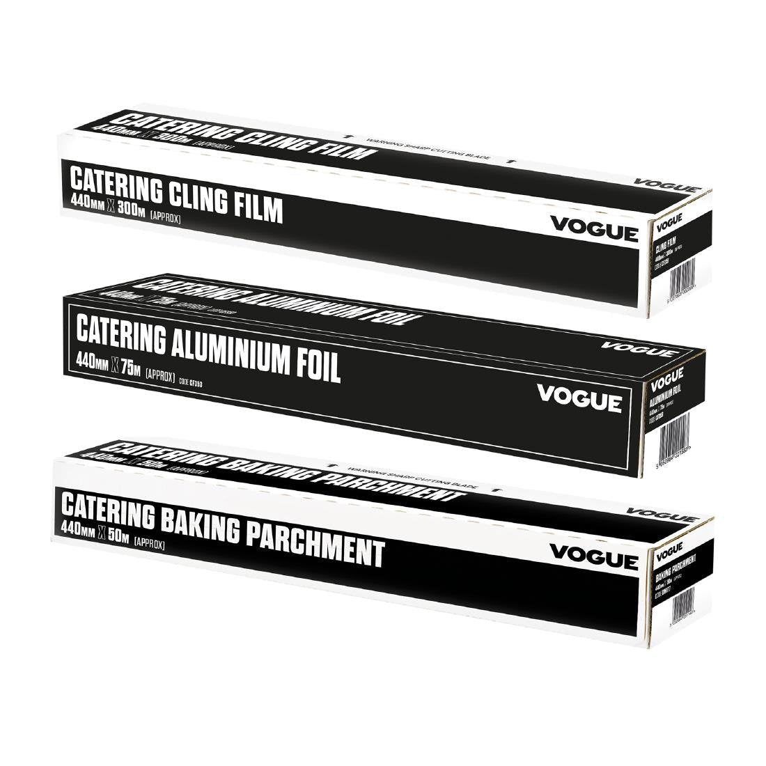 Vogue Cutter Box Food Wrapping Pack - Cling/Foil/Parchment - 440mm SA320 - Whisk Hospitality - SA320