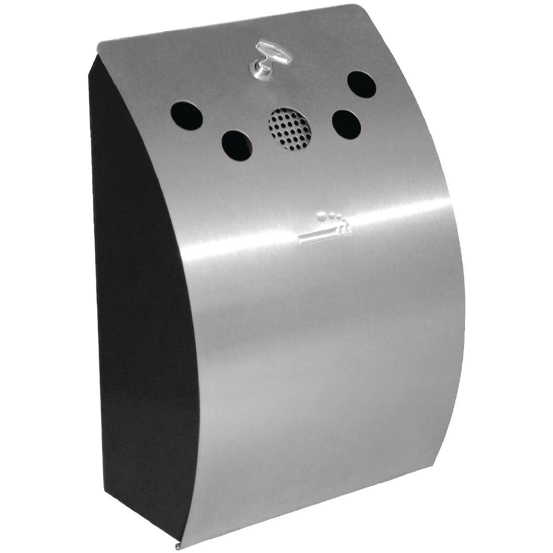 Bolero Wall Mounted Ashtray St/St 304 CE178 - Whisk Hospitality - CE178