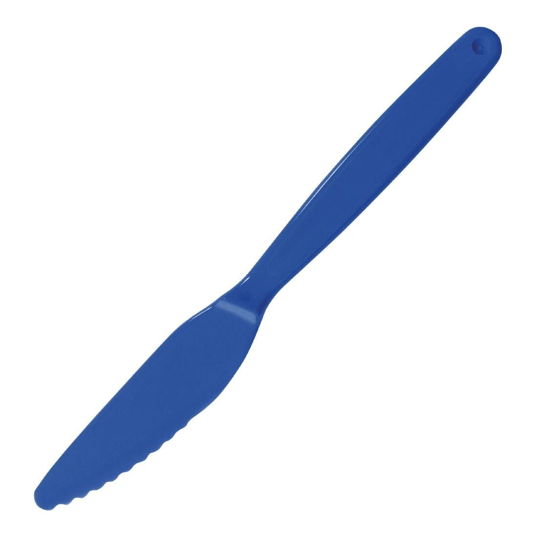Olympia Kristallon Polycarbonate Knife Blue - 180mm (Pack 12) DL117 - Whisk Hospitality - DL117