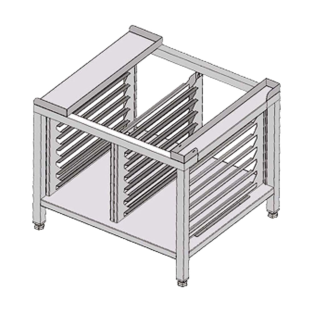 Fagor Stand with 12 sets of guides to hold 1/1GN trays - SH - 11 - B - Whisk Hospitality - SH-11-B