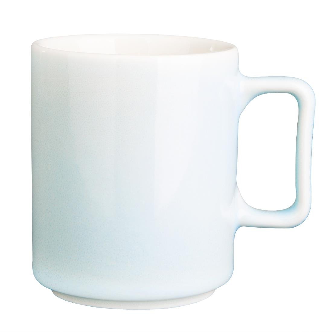 Olympia Fondant Mug Aqua - 340ml 11.5fl oz (Box 6) CU178 - Whisk Hospitality - CU178