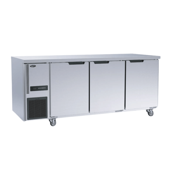 Thermaster Stainless Steel Triple Door Workbench Freezer - TL1800BT-3D - Whisk Hospitality - TL1800BT-3D