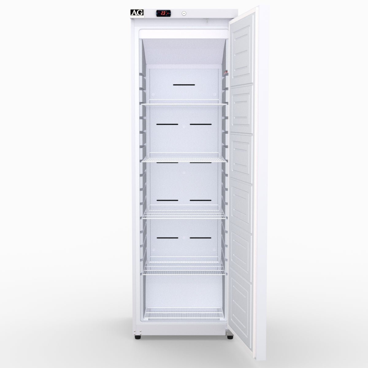 AG 400L Upright Single Door Ventilated Fridge R400V - Whisk Hospitality - R400V