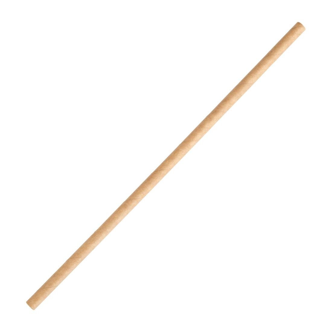 Fiesta Compostable Kraft Paper Straw - 210mm 6mm (Pack 250) FB138 - Whisk Hospitality - FB138