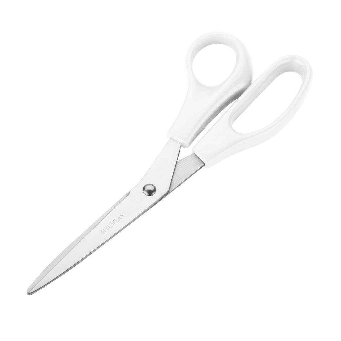 Hygiplas Scissors White - 200mm 8" FX129 - Whisk Hospitality - FX129