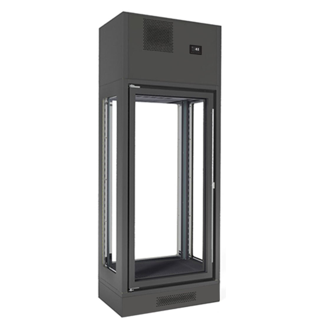Fagor Single Zone 1 Door Black Wall - Mounted Wine Cellar FWC - 2301 - 1WB - Whisk Hospitality - FWC-2301-1WB