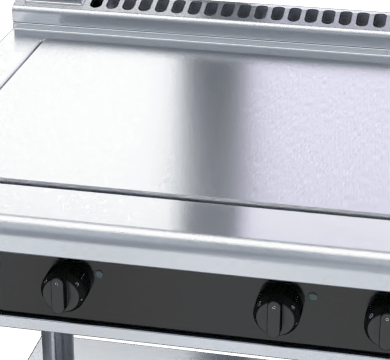 Waldorf Bold Rnl8140E Ls 900Mm Electric Solid Top Low Back Version Leg Stand - Whisk Hospitality - RNLB8104E-LS