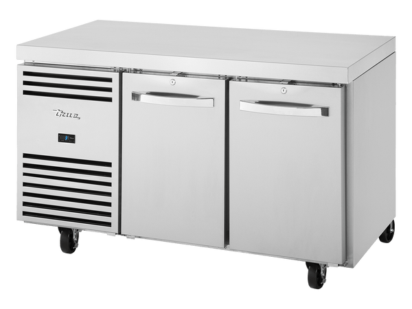 True Refrigeration 1/1 GN Counter Refrigerator 2 Section - TCR1/2 - CL - SS - DL - DR - Whisk Hospitality - TCR1/2-CL-SS-DL-DR