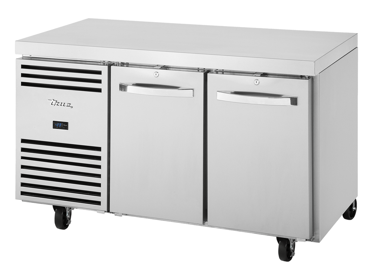 True Refrigeration 1/1 GN Counter Freezer 2 Section - TCF1/2 - CL - SS - DL - DR - Whisk Hospitality - TCF1/2-CL-SS-DL-DR