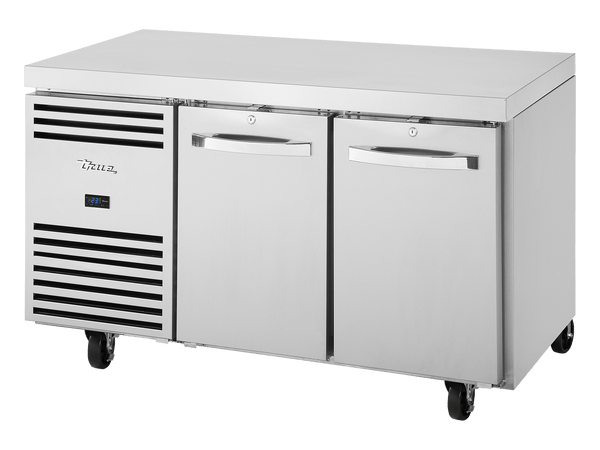 True Refrigeration 1/1 GN Counter Freezer 2 Section - TCF1/2 - CL - SS - DL - DR - Whisk Hospitality - TCF1/2-CL-SS-DL-DR