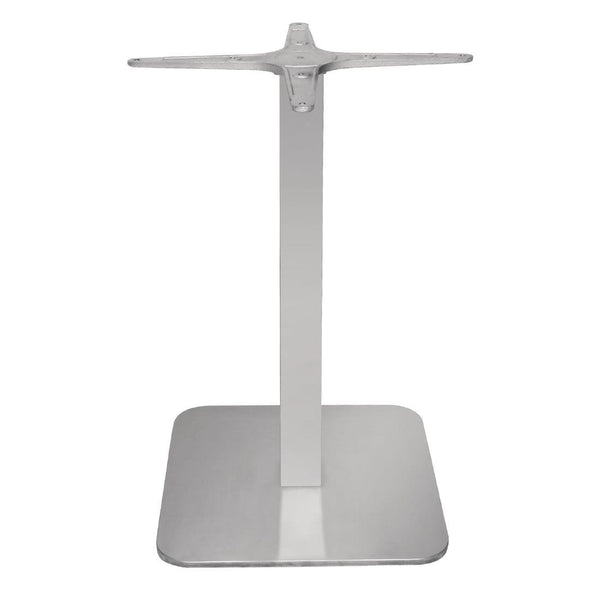 Bolero Stainless Steel Square Table Base GK993 - Whisk Hospitality - GK993