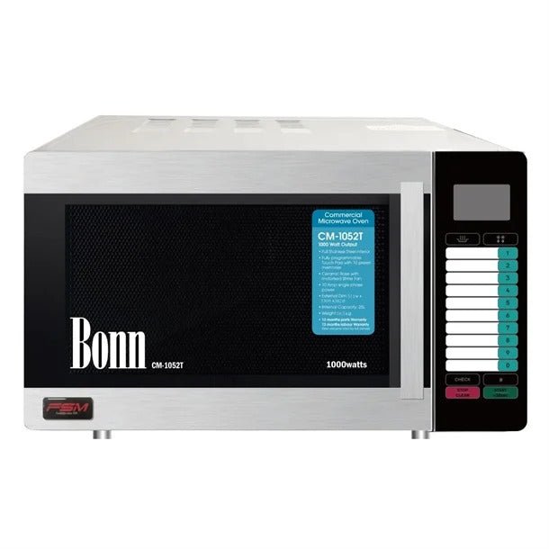 CM - 1052T Bonn Performance Range 1000W Commercial Microwave Oven - Whisk Hospitality - CM-1052T