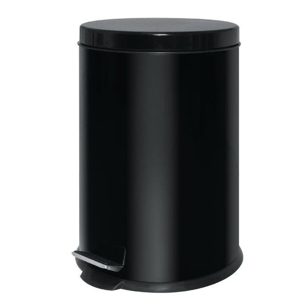 Black Pedal Bin 20L GG978 - Whisk Hospitality - GG978