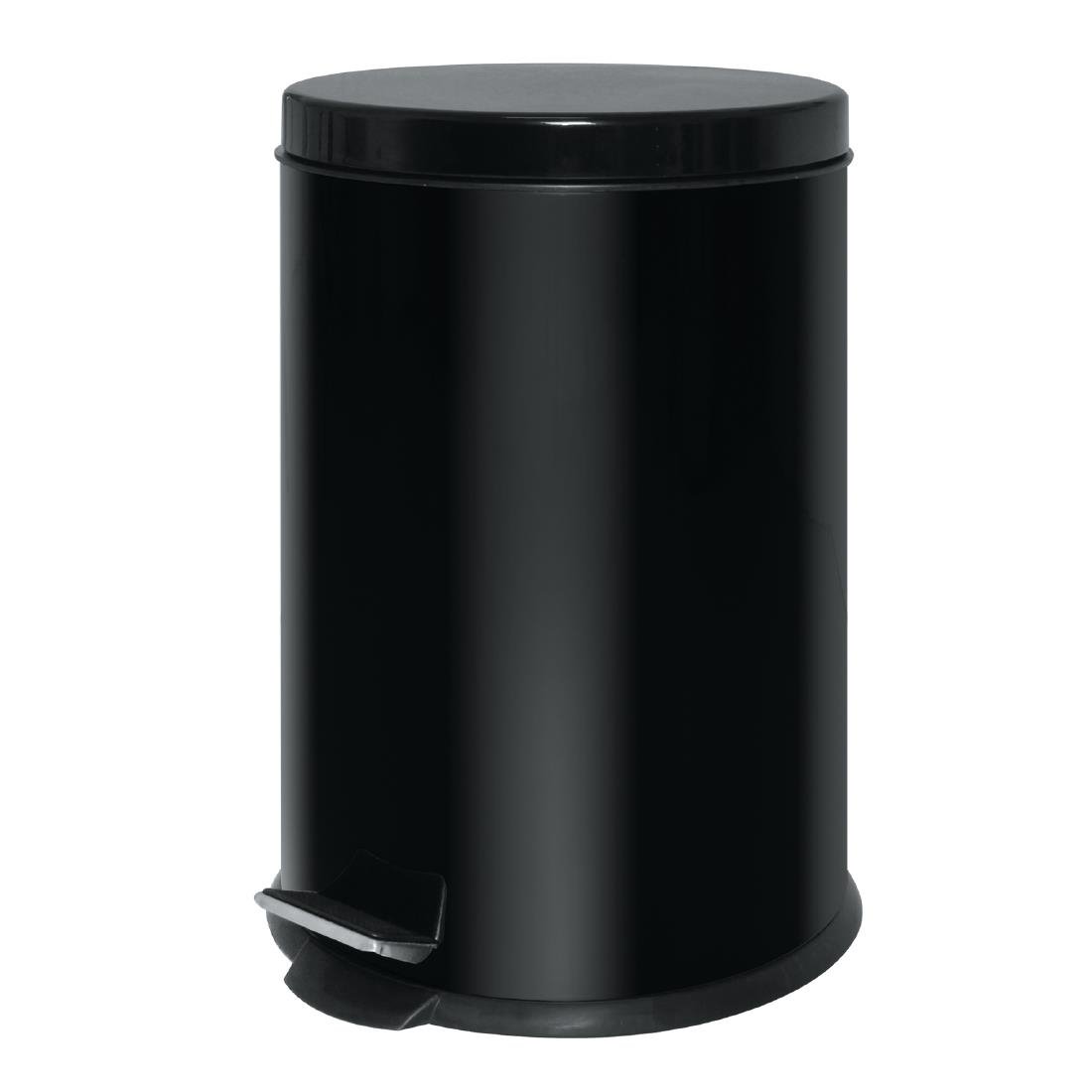 Black Pedal Bin 20L GG978 - Whisk Hospitality - GG978