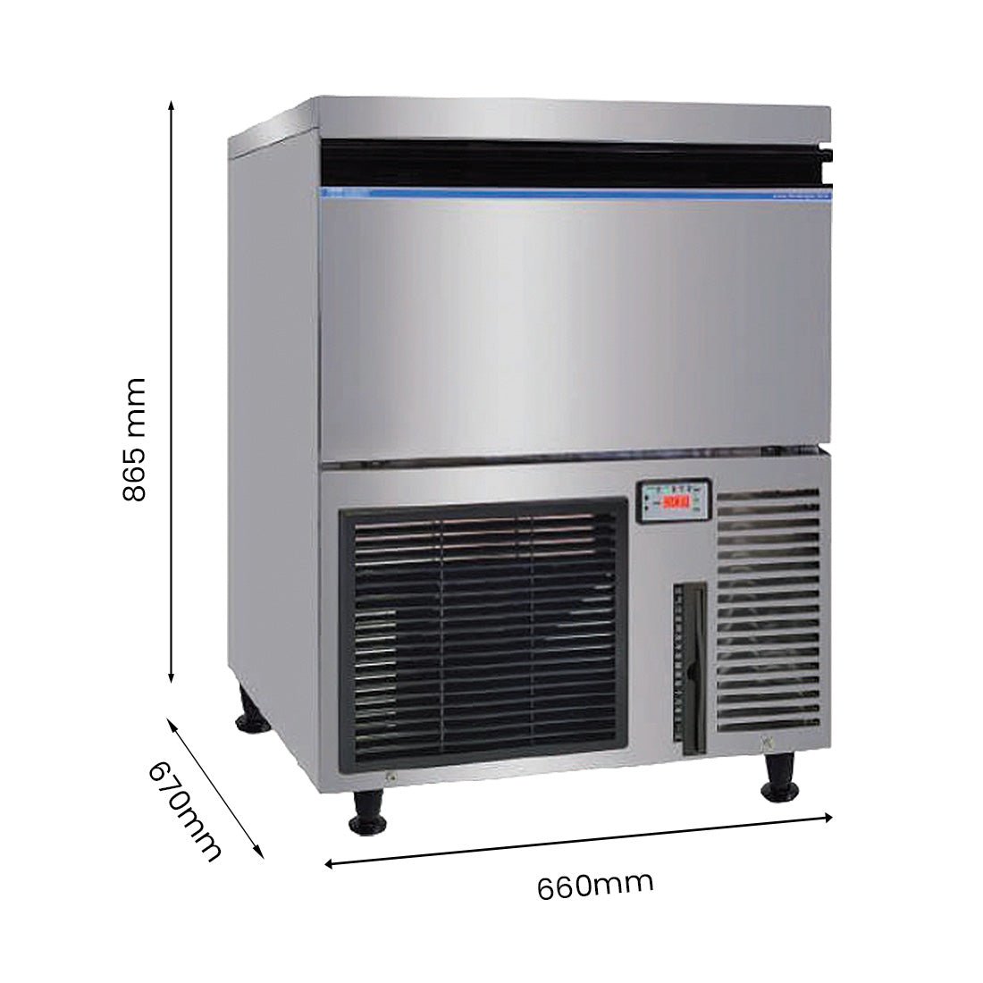 Blizzard Premium Under-Counter Ice Maker Large Cube Ice – SN-200P - Whisk Hospitality - SN-200P