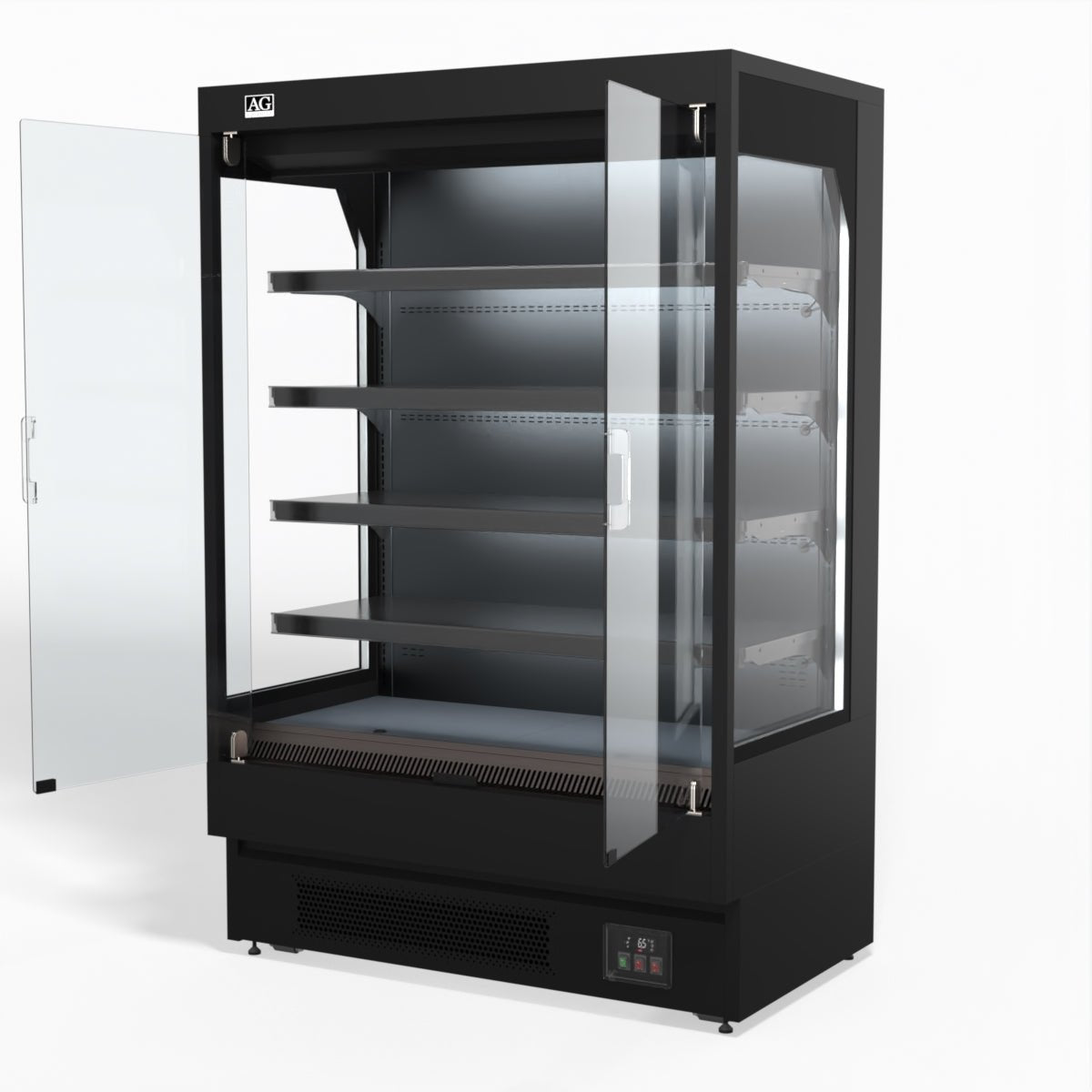 AG 1315mm Supermarket Multi Deck Showcase 2 door Glass Fridge MSD1300 - Whisk Hospitality - MSD1300