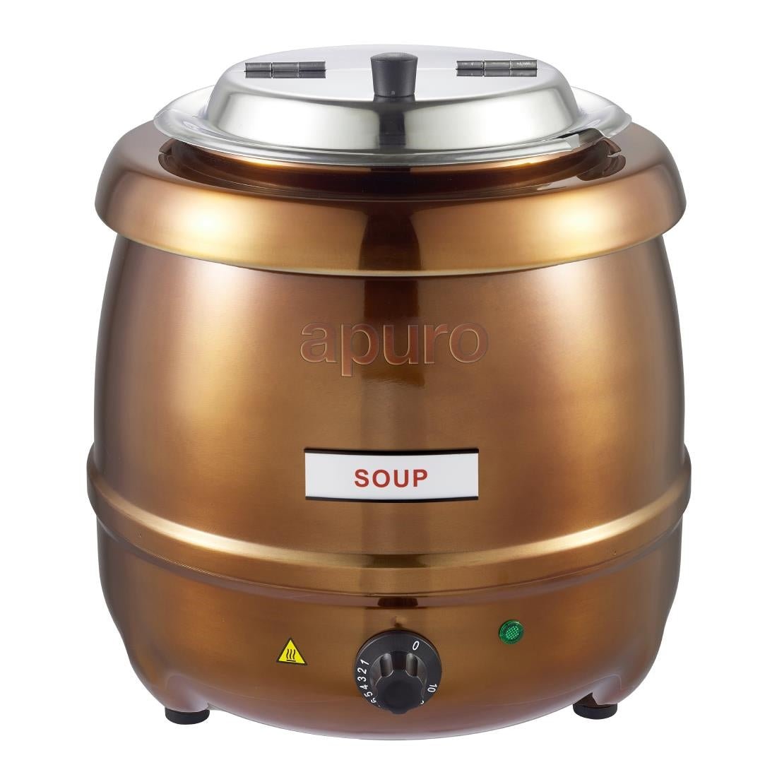 Apuro Copper Finish Soup Kettle - 10Ltr CP851 - A - Whisk Hospitality - CP851-A