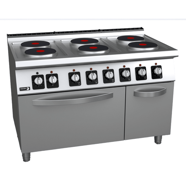 Fagor Kore 700 Series Electric 6 Burners with oven C-E761 - Whisk Hospitality - C-E761