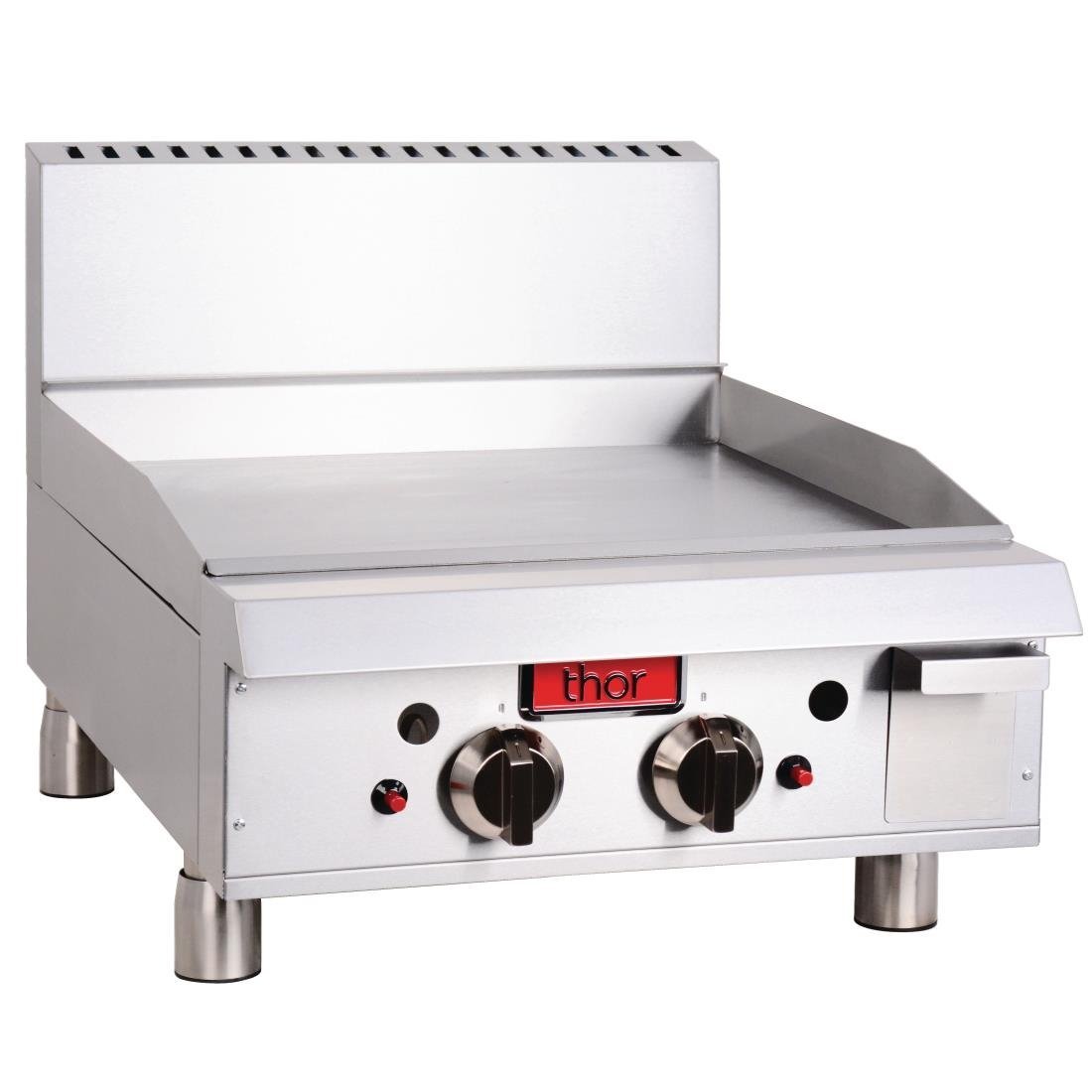 Thor Gas Griddle 24" manual control with flame failure - NG TR - G24F NG GH105 - N - Whisk Hospitality - GH105-N