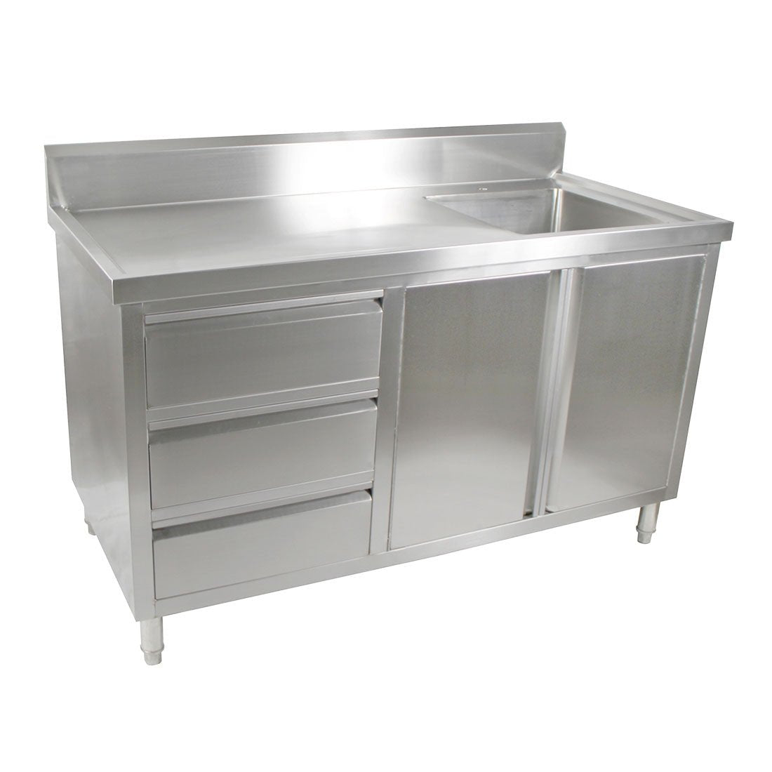 SC - 6 - 1500R - H Cabinet with Right Sink - Whisk Hospitality - SC-6-1500R-H