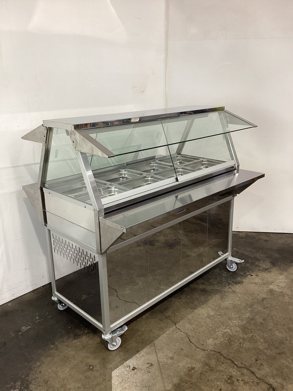 Roband E24 Heated Display with Stand + Sneeze Guards - Whisk Hospitality - 890246