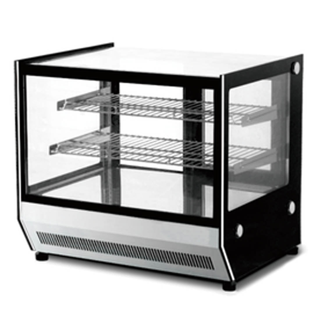 Bonvue Counter Top Square Glass Hot Food Display - GN - 660HRT - Whisk Hospitality - GN-660HRT