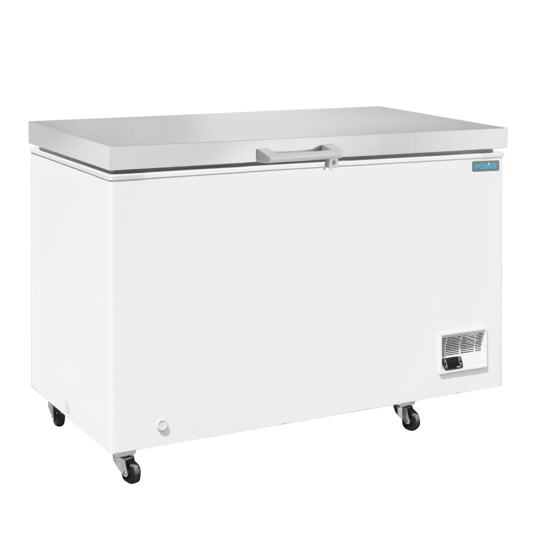Polar G - Series Chest Freezer with Stainless Steel Lid - 385Ltr GH337 - A - Whisk Hospitality - GH337-A