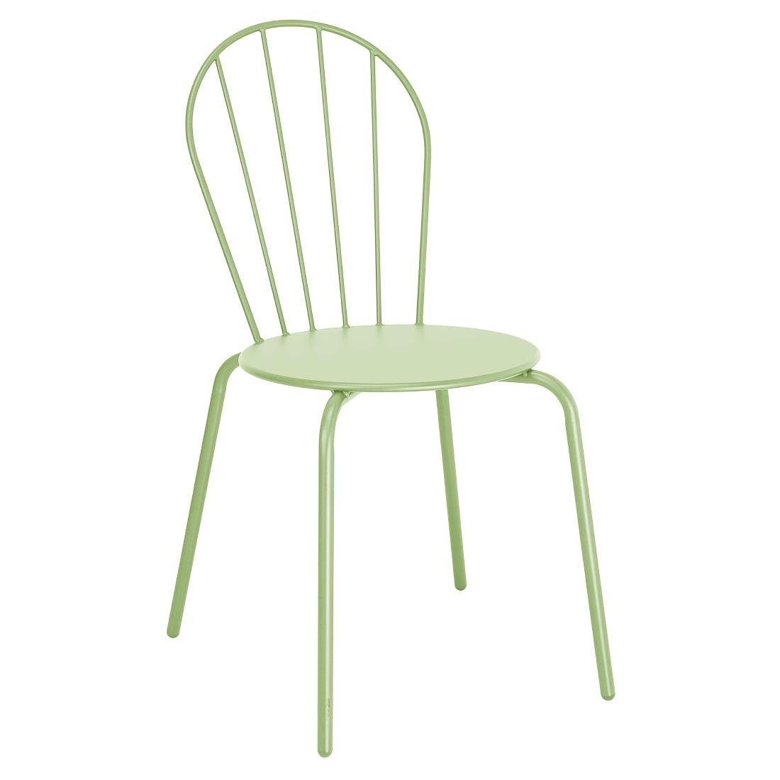 Bolero Adeline Side Chair Light Green (Set 4) HZ363 - Whisk Hospitality - HZ363