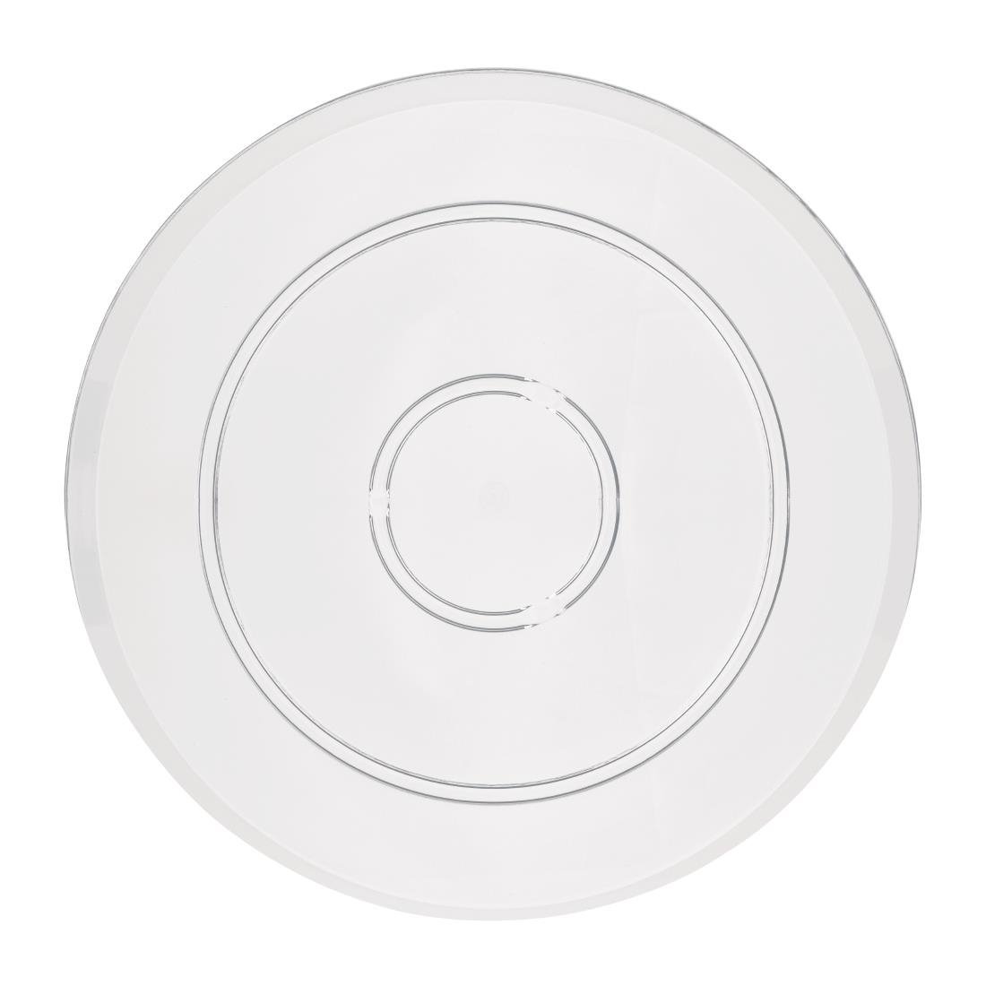 Olympia Kristallon Display Plate PC - 345x16mm 13 3/5x 2/3" FE474 - Whisk Hospitality - FE474