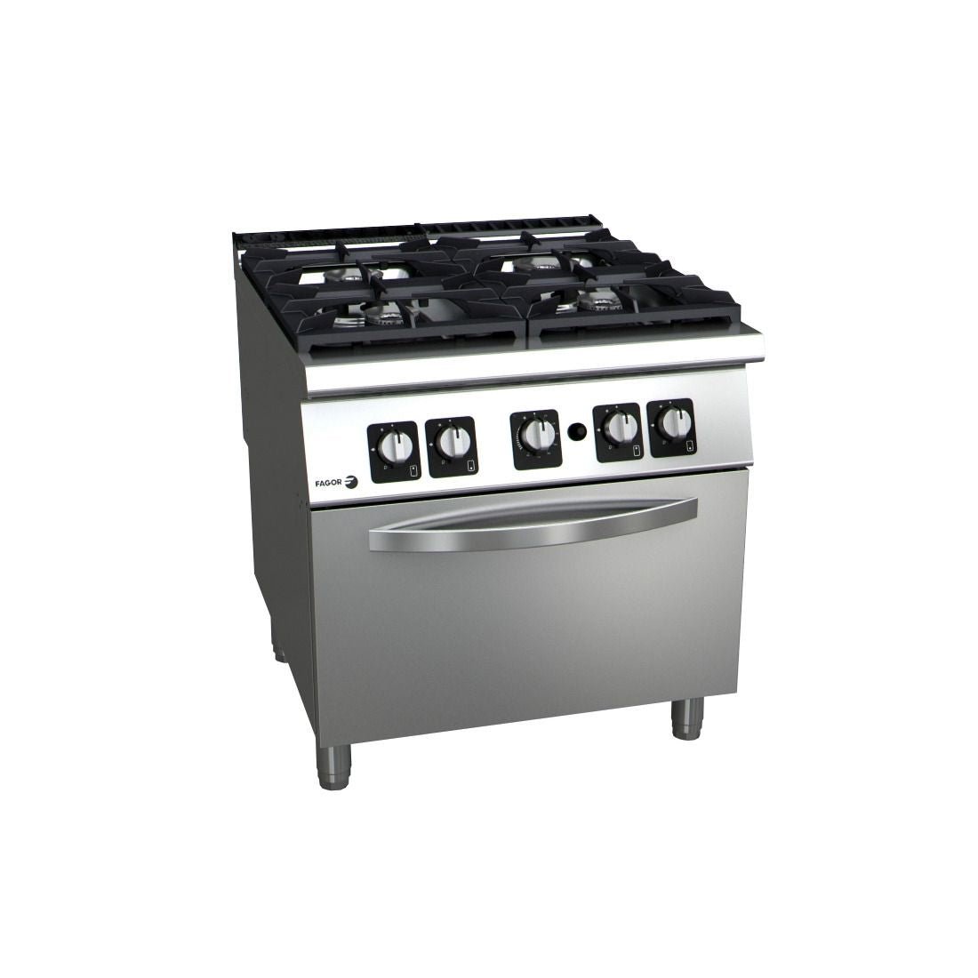 Fagor Kore 900 Series Gas 4 Burner with Gas Oven - C - G941H - Whisk Hospitality - C-G941H