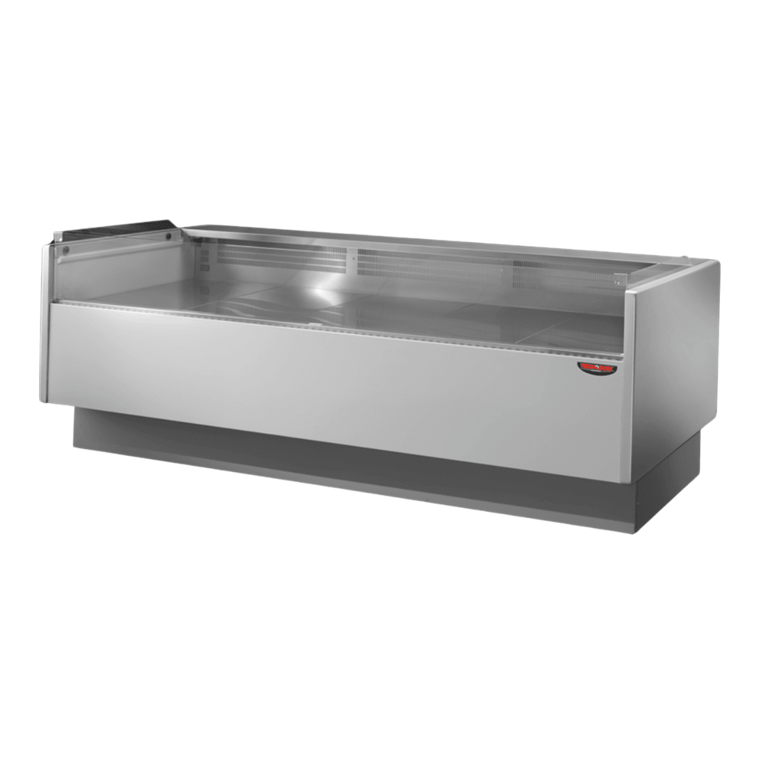 Tecnodom Serie MR80 Black 1520mm Self - serving Deli Display with Storage and Castors - TDMR - 0815SELF - Whisk Hospitality - TDMR-0815SELF