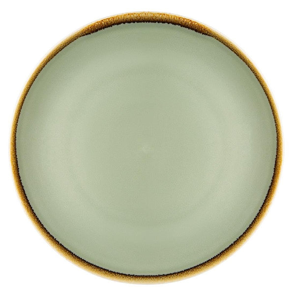 Olympia Kiln Moss Round Coupe Plate - 280mm 11" (Box 4) GP475 - Whisk Hospitality - GP475