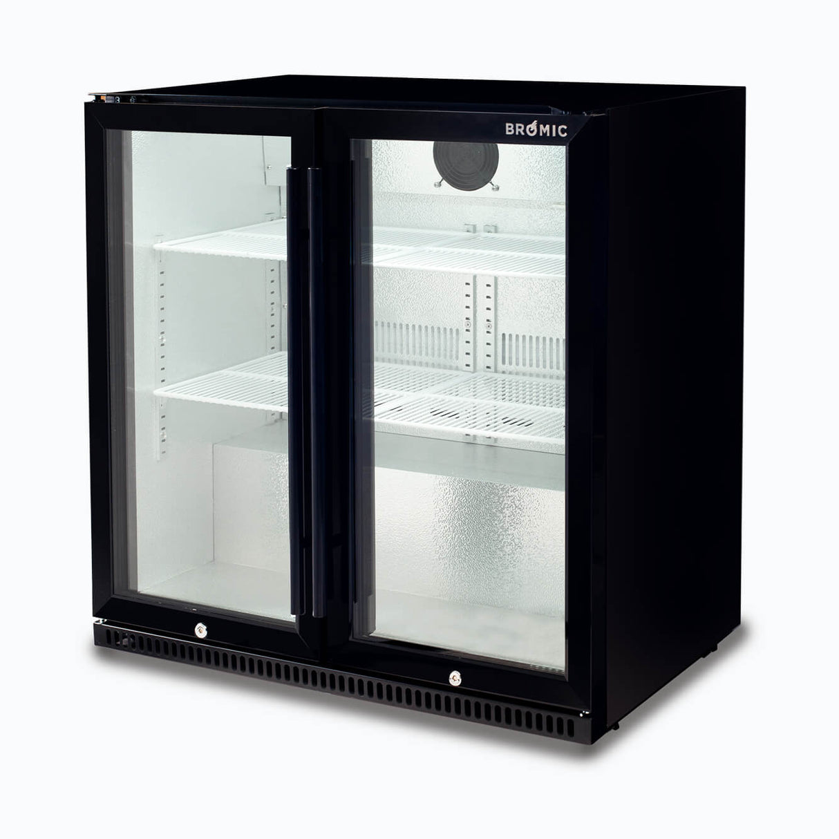 Bromic Back Bar Fridge - 190L - 2 Doors - Hinged - Whisk Hospitality - BB0200GD-NR-1