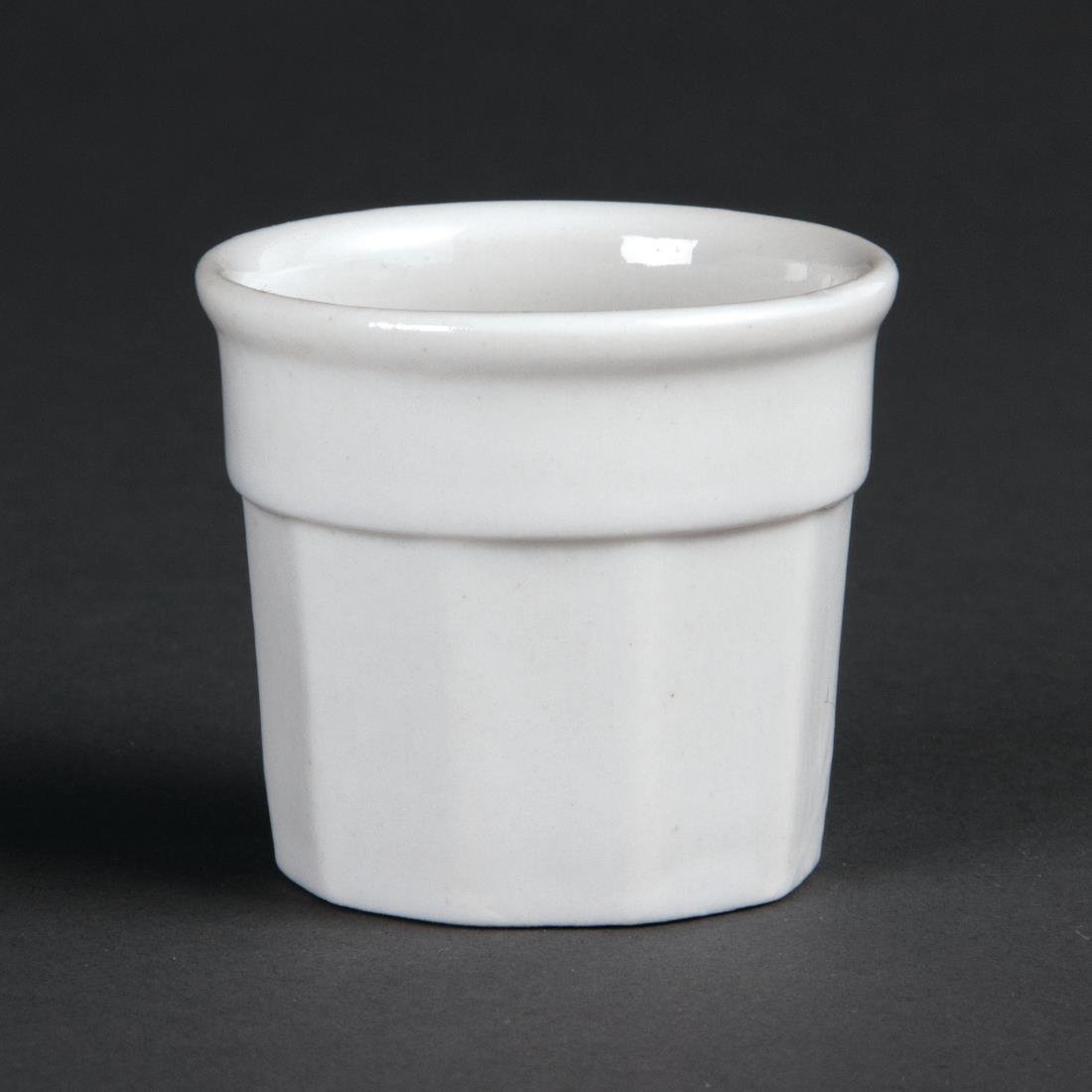 Olympia Whiteware Dipping Pot - 50x45mm (Box 12) CD728 - Whisk Hospitality - CD728