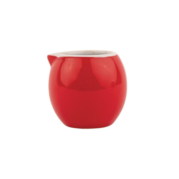 Olympia Cafe Milk Jug Red - 70ml (Box 6) CM755 - Whisk Hospitality - CM755