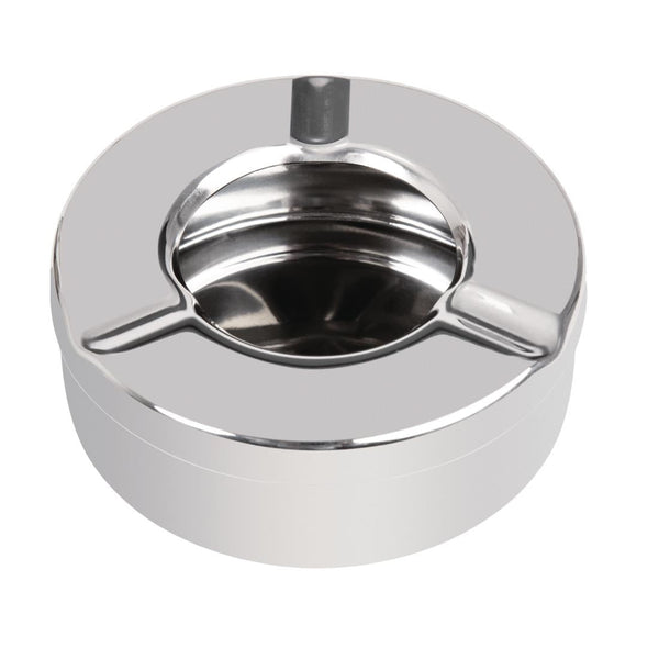 Stainless Steel Windproof Ashtray (Box 6) CM368 - Whisk Hospitality - CM368
