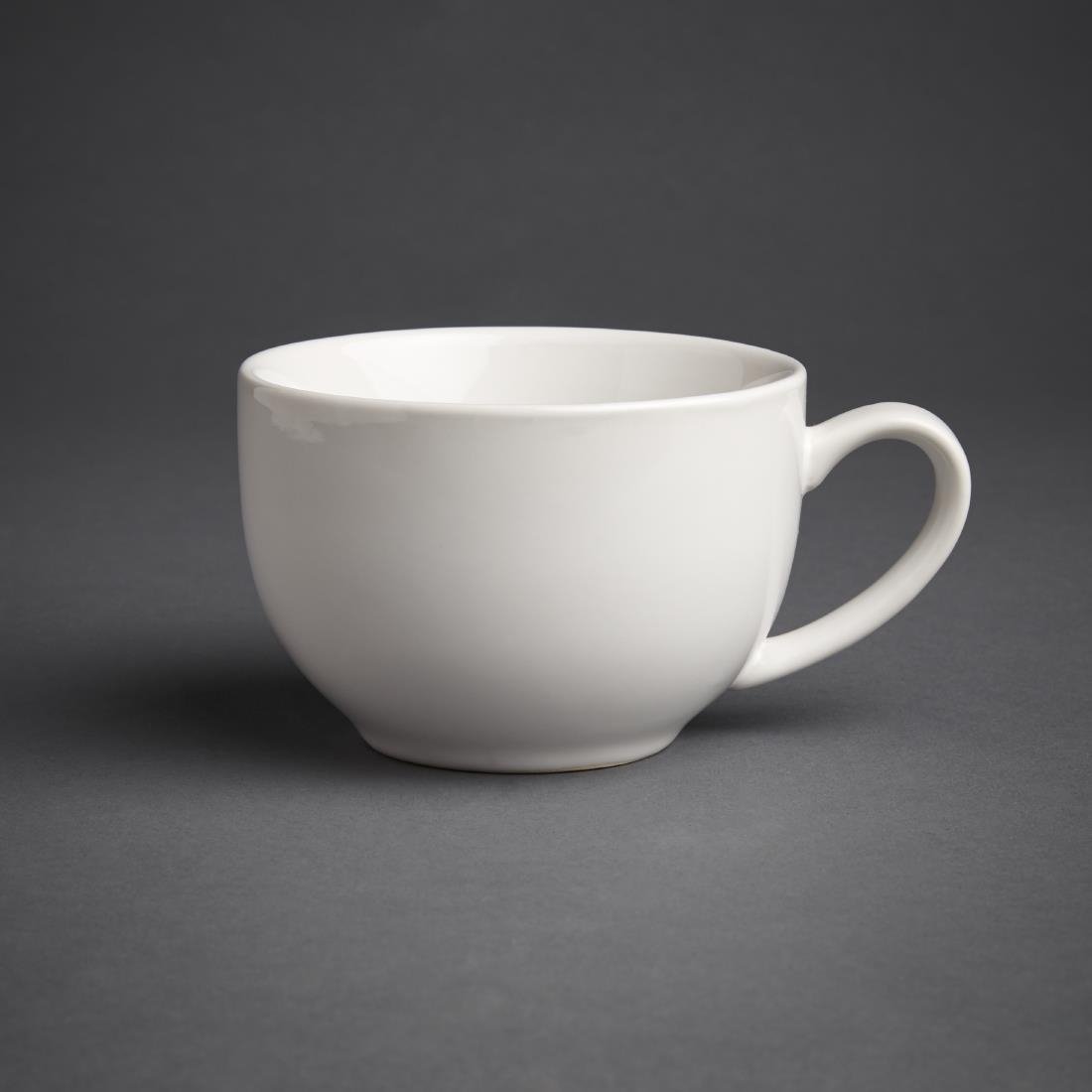 Olympia Cafe Cappuccino Cup White - 340ml (Box 12) GK077 - Whisk Hospitality - GK077