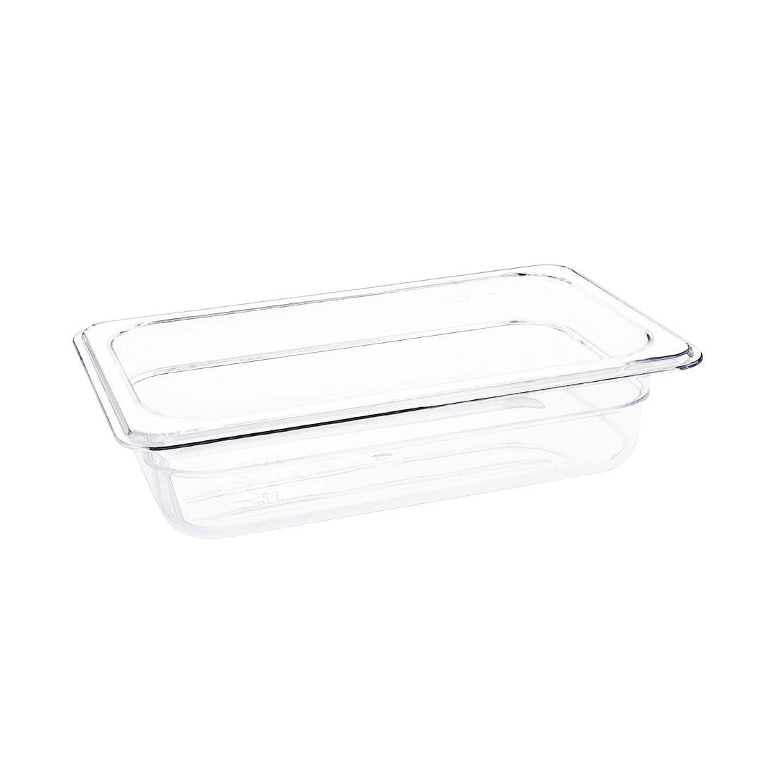 Vogue Clear Polycarbonate - GN 1/4 65mm U236 - Whisk Hospitality - U236