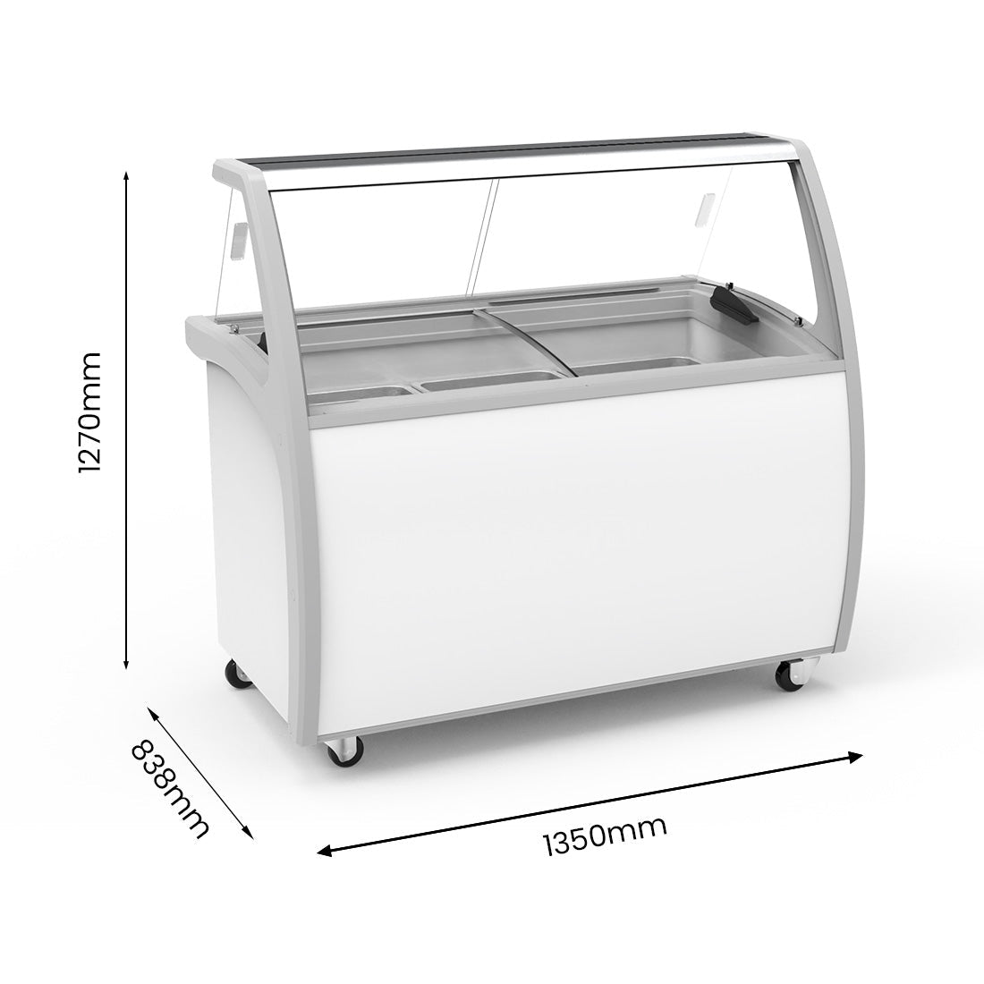 Thermaster 400L Gelato Display - SD - 415P - Whisk Hospitality - SD-415P