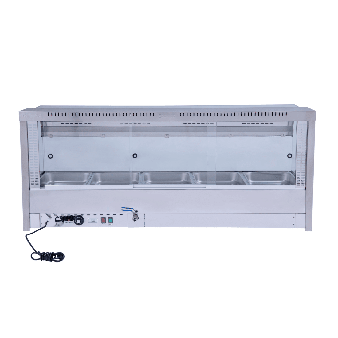 Bonvue Square Countertop Wet and Dry Bain Marie - BM17SC - Whisk Hospitality - BM17SC