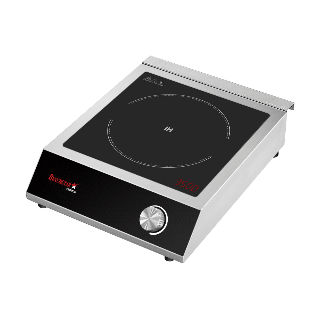 Benchstar Commercial Heat - resistant Ceramic Glass Hob Induction Plate EIC350M - 1 - Whisk Hospitality - EIC350M-1