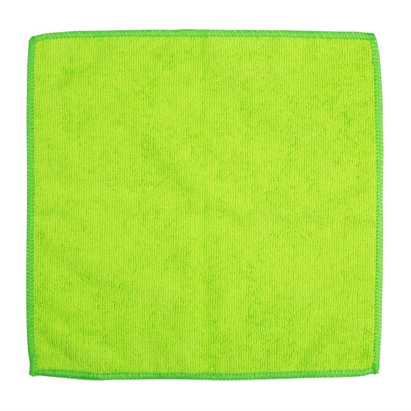 Jantex Microfibre Cloths - Green (Pack 5) HX270 - Whisk Hospitality - HX270