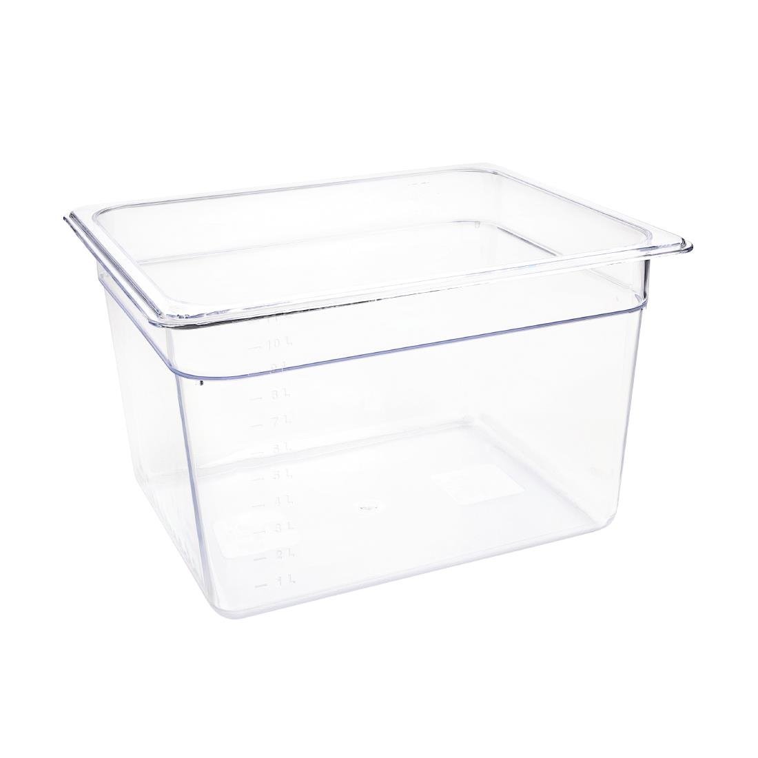 Vogue Clear Polycarbonate - GN 1/2 200mm U231 - Whisk Hospitality - U231