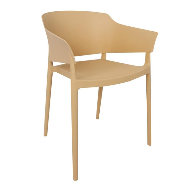 Bolero Lorenzo Cafe Chairs Warm Cream (Pack 2) DX972 - Whisk Hospitality - DX972