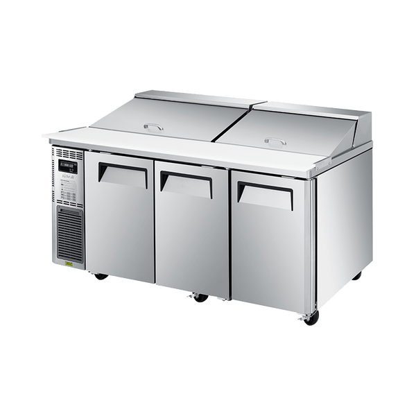 Turbo Air 3 Door Salad Prep Fridge with Hood 1800mm KHR18-3-N - Whisk Hospitality - KHR18-3-N