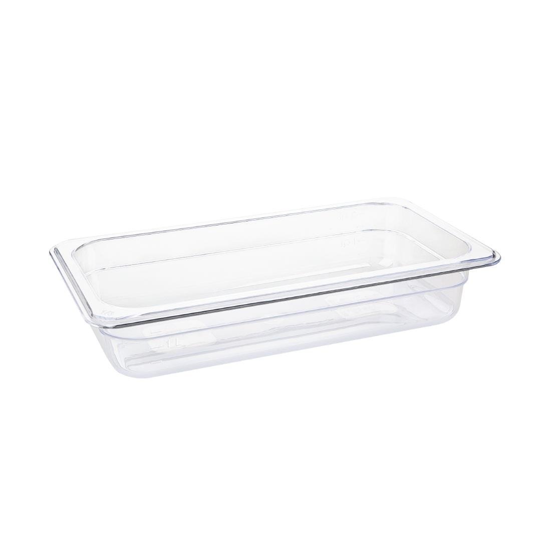 Vogue Clear Polycarbonate - GN 1/3 65mm U232 - Whisk Hospitality - U232