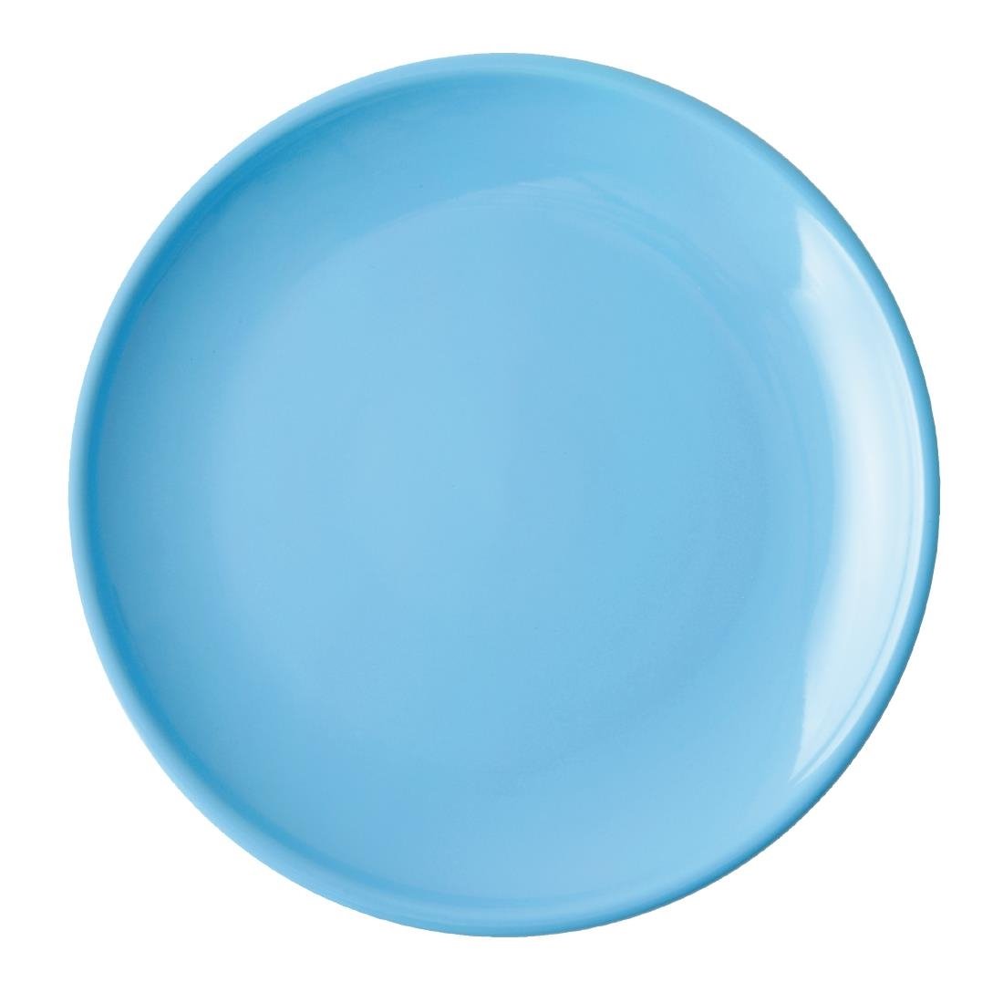 Olympia Cafe Coupe Plate Blue - 205mm (Box 12) HC400 - Whisk Hospitality - HC400