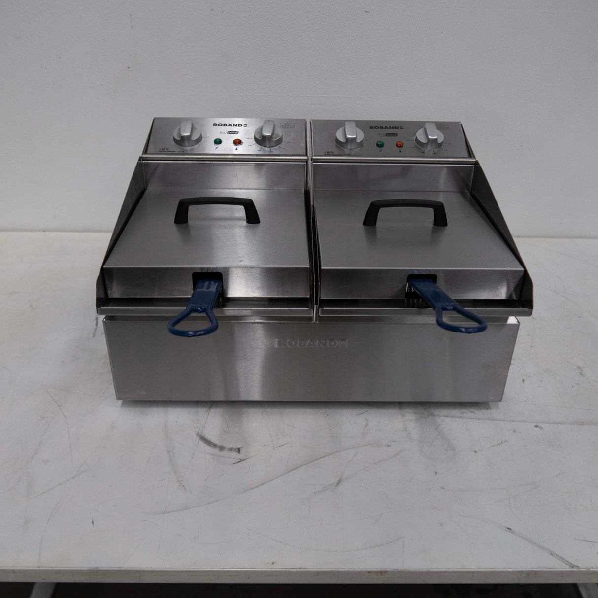 Roband FR25 Contertop Split Pan Fryer - Whisk Hospitality - 874348