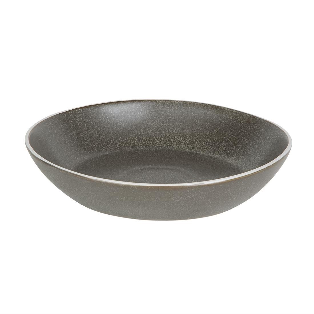 Olympia Chia Charcoal Coupe Bowl - 265mm 10 1/2" (Box 4) CX959 - Whisk Hospitality - CX959