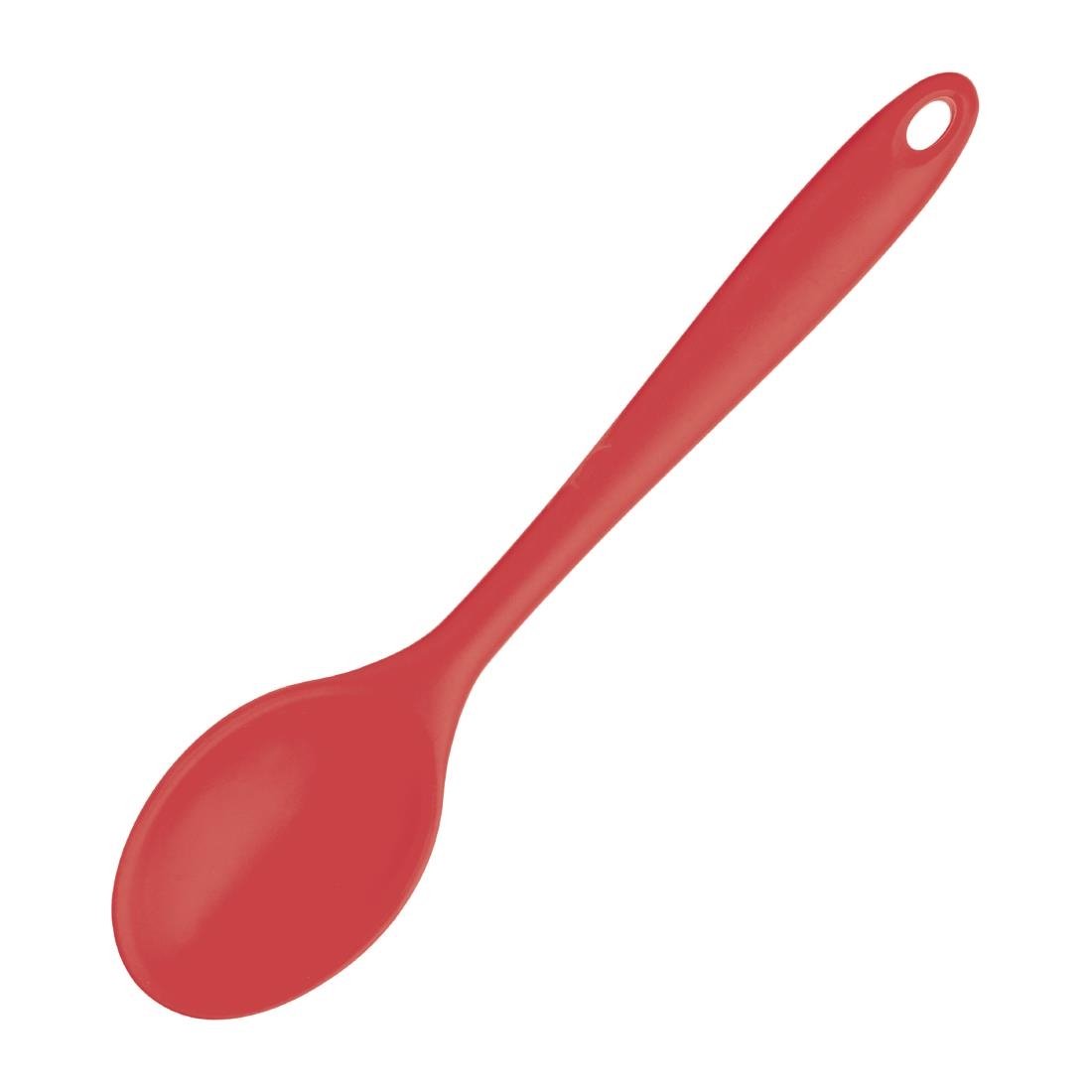Vogue Silicone High Heat Cooking Spoon Red - 275mm 10 3/4" GL350 - Whisk Hospitality - GL350